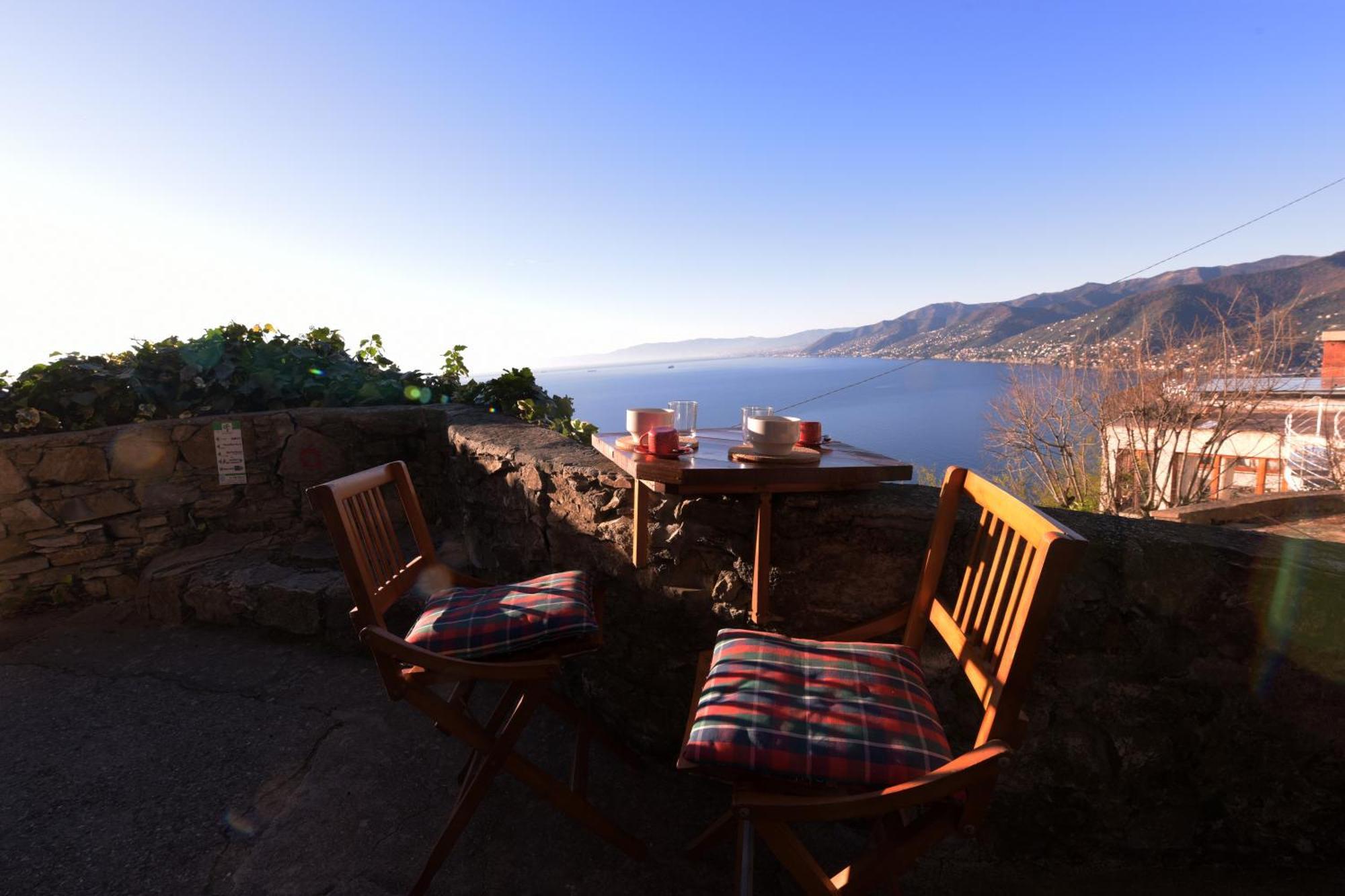 Апартаменты Hikers' Nest With Sea View Сан-Рокко Экстерьер фото